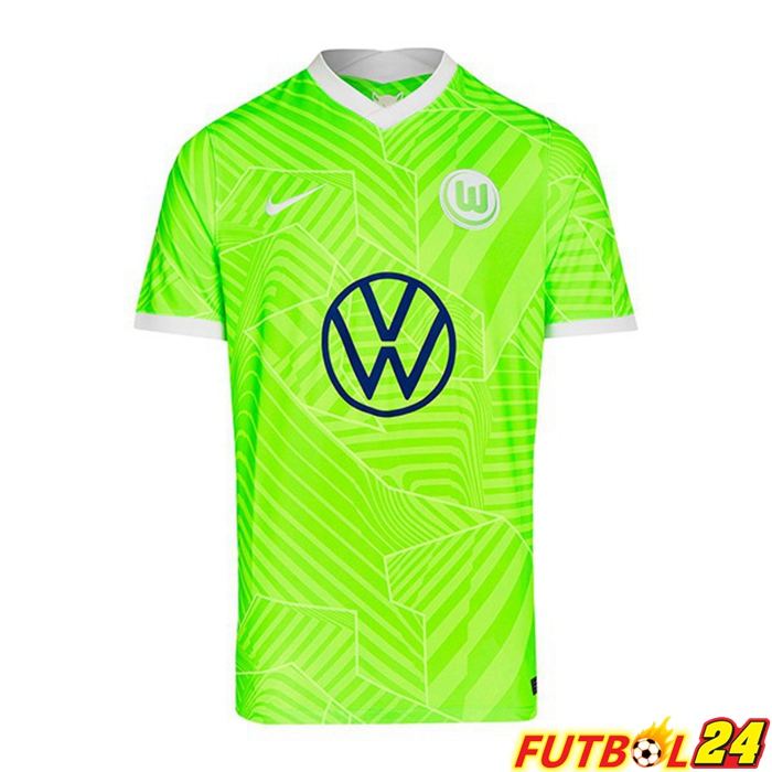 Camiseta Vfl Wolfsburg Titular Verde 2021/22