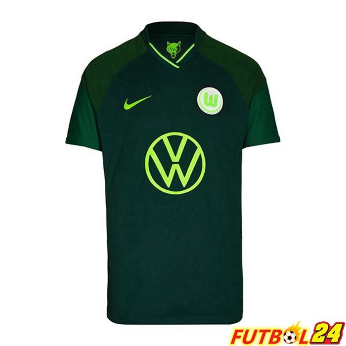 Camiseta Vfl Wolfsburg Alternativo Verde 2021/22