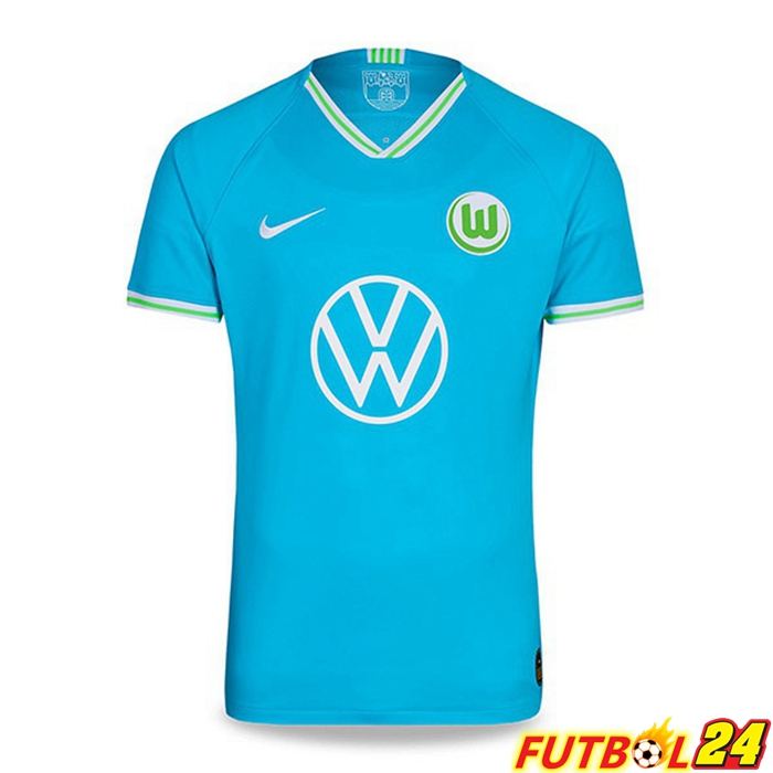 Camiseta Vfl Wolfsburg Tercero Azul 2021/22