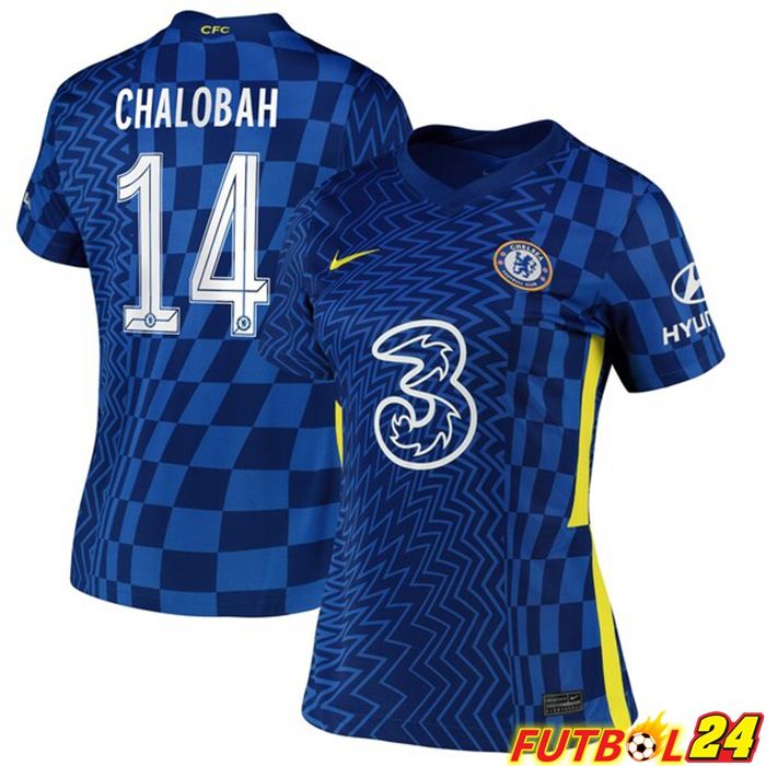 Camiseta Chelsea (Chalobah 14) Mujer Titular Azul 2021/2022