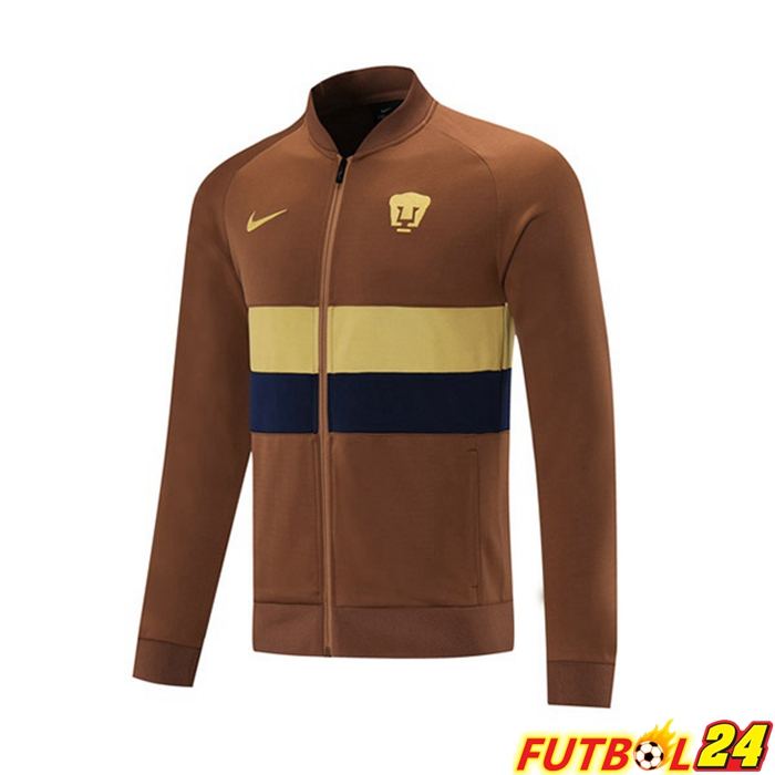 Chaquetas Futbol Pumas UNAM Amarillo 2021/2022
