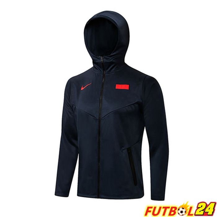 Chaquetas Con Capucha Francia Azul Royal 2021/2022