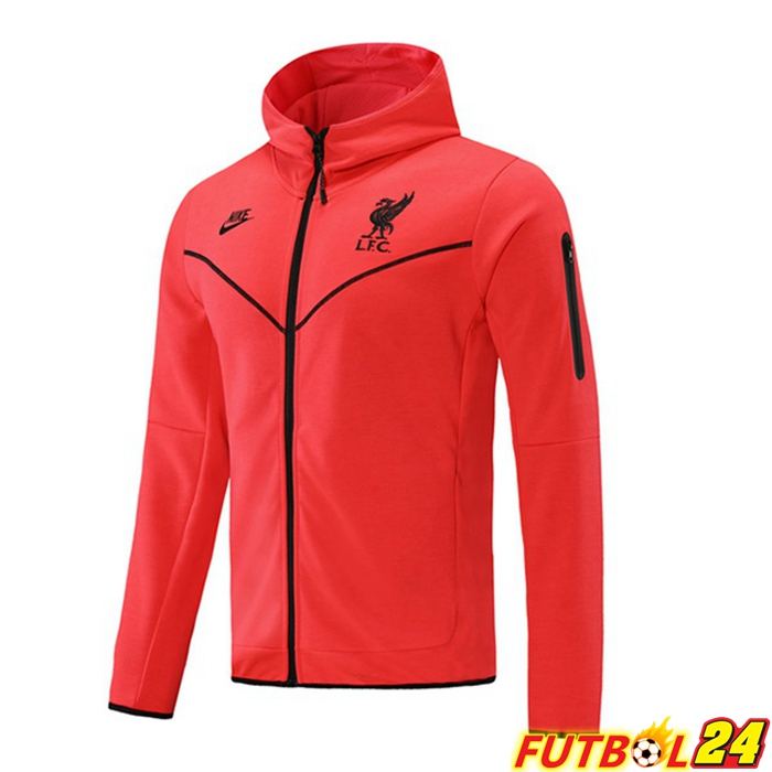Chaquetas Con Capucha Liverpool Naranja 2021/2022