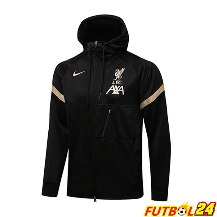 Chaquetas Con Capucha Liverpool Negro 2021/2022
