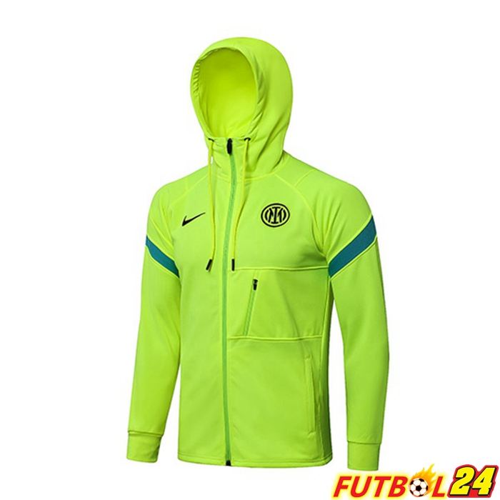 Chaquetas Con Capucha Inter Milan Verde 2021/2022