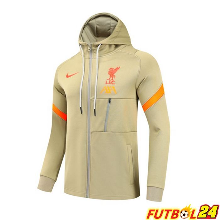 Chaquetas Con Capucha Liverpool Amarillo 2021/2022
