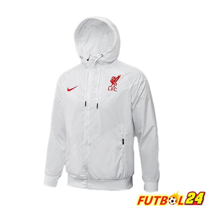Chaquetas Con Capucha Liverpool Blanca 2021/2022