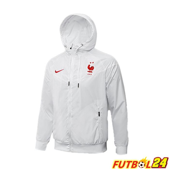 Chaquetas Con Capucha Francia Blanca 2021/2022