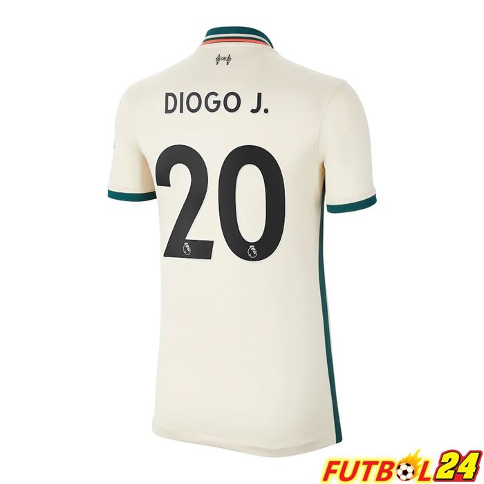 Camiseta Liverpool (DIOGO J. 20) Mujer Alternativo Bronzer 2021/2022