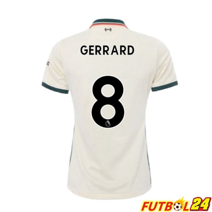 Camiseta Liverpool (GERRARD 8) Mujer Alternativo Bronzer 2021/2022