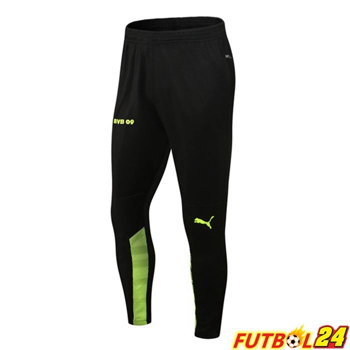 Pantalones Dormund Negro Verde 2021/2022