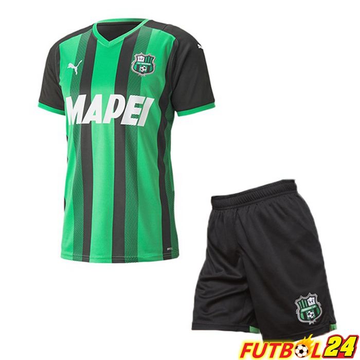 Camiseta Futbol US Sassuolo Niños Titular 21/22