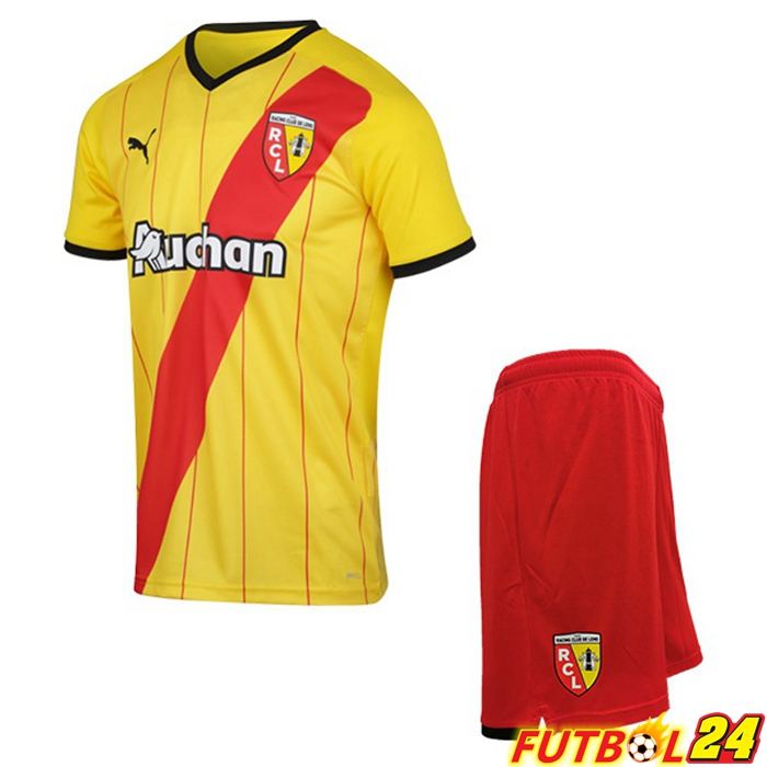 Camiseta Futbol RC Lens Niños Titular 21/22