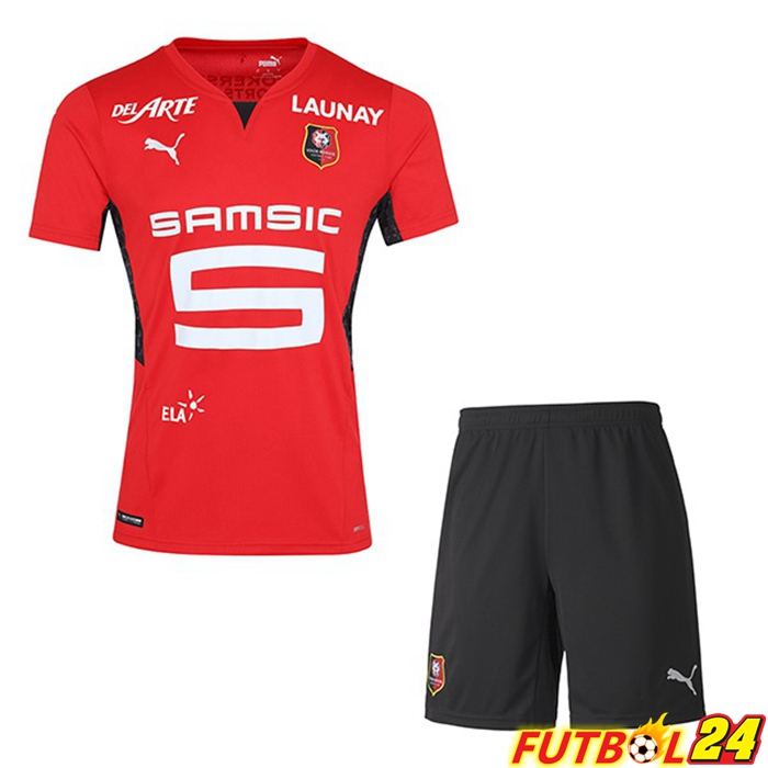 Camiseta Futbol Stade Rennais Niños Titular 21/22