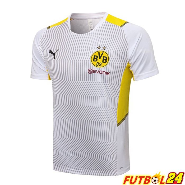 Camiseta Entrenamiento Dormund Blanca 2021/2022