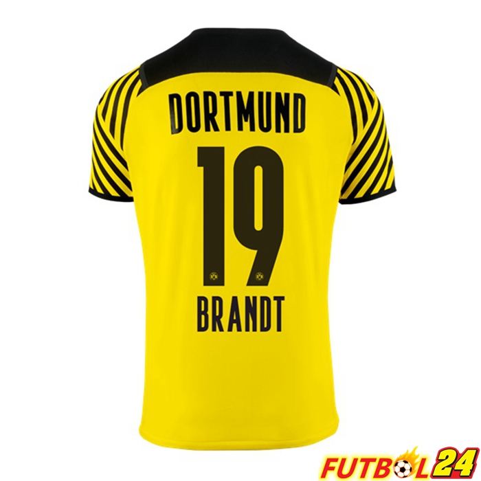 Camiseta Dormund (Brandt 19) Mujer Titular Amarillo 2021/22