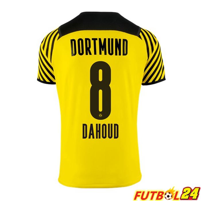 Camiseta Dormund (Dahoud 8) Mujer Titular Amarillo 2021/22