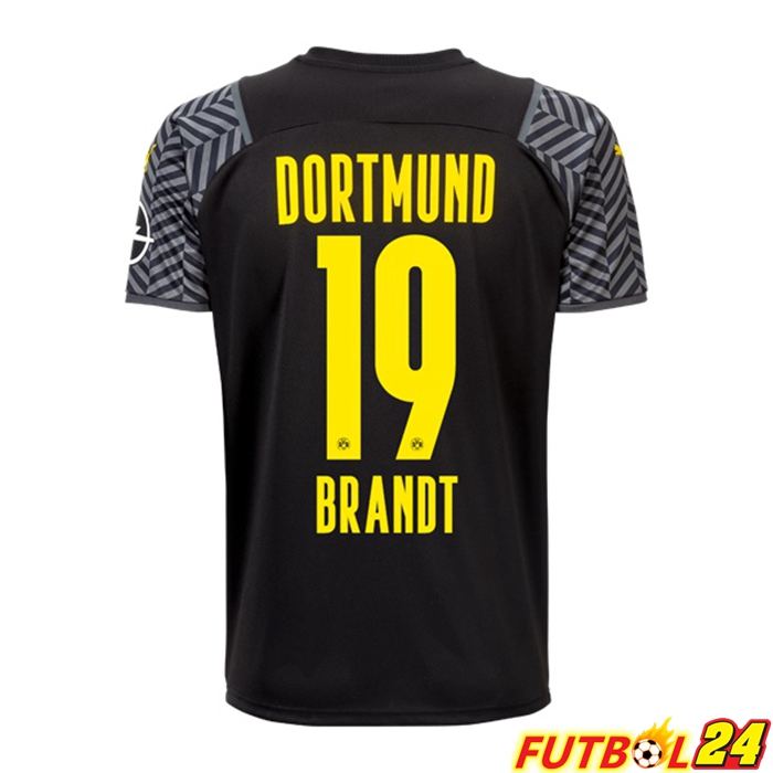 Camiseta Dormund (Brandt 19) Mujer Alternativo Negro 2021/22