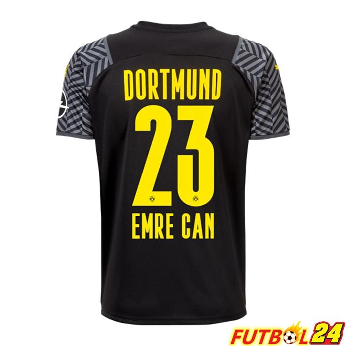 Camiseta Dormund (Emre Can 23) Mujer Alternativo Negro 2021/22