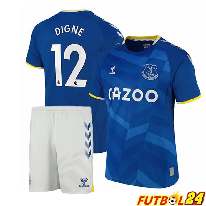 Camiseta Everton (Digne 12) Niños Titular Azul 2021/22