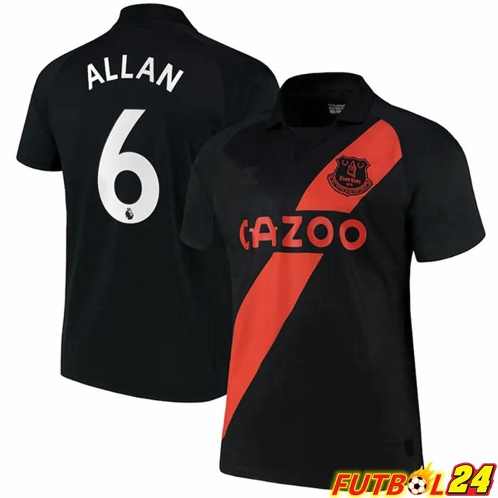 Camiseta Everton (Allan 6) Alternativo Negro 2021/22