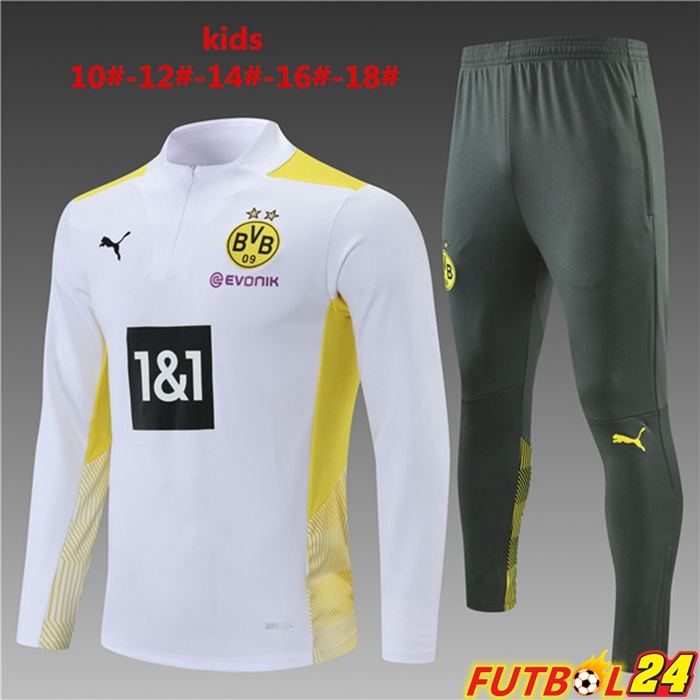 Chandal Niño Dormund Blanca 2021/2022