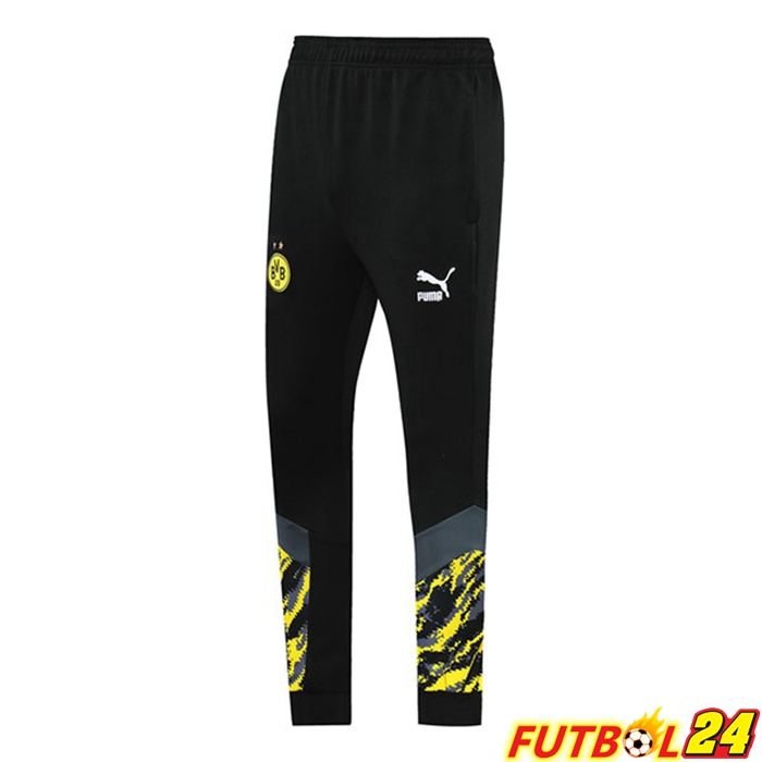 Pantalones Dormund Negro Amarillo 2021/2022