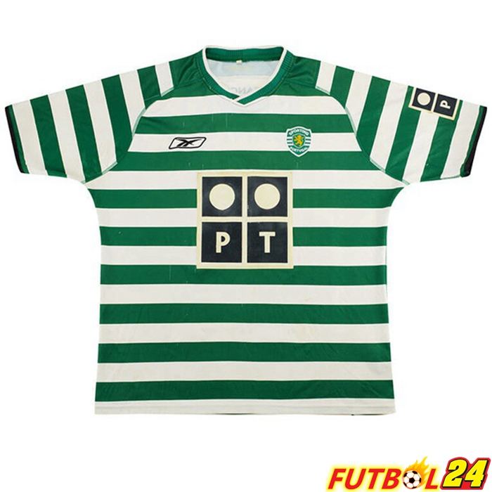 Camiseta Futbol Sporting CP Retro Titular 2003 2004