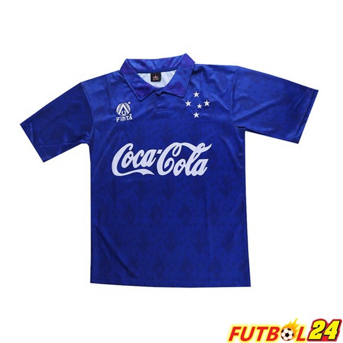 Camiseta Futbol Cruzeiro EC Retro Titular Azul 1993-1994