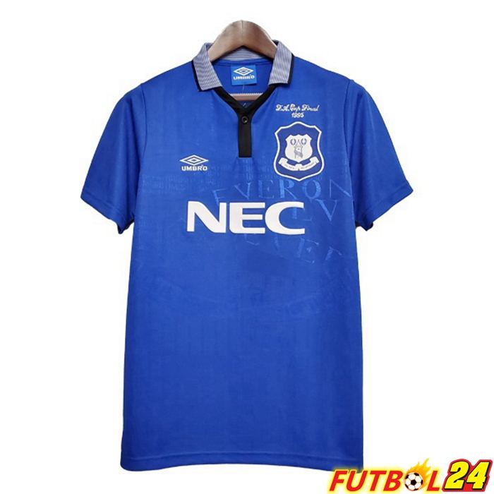 Camiseta Futbol Everton Retro Titular Azul 1994-1995