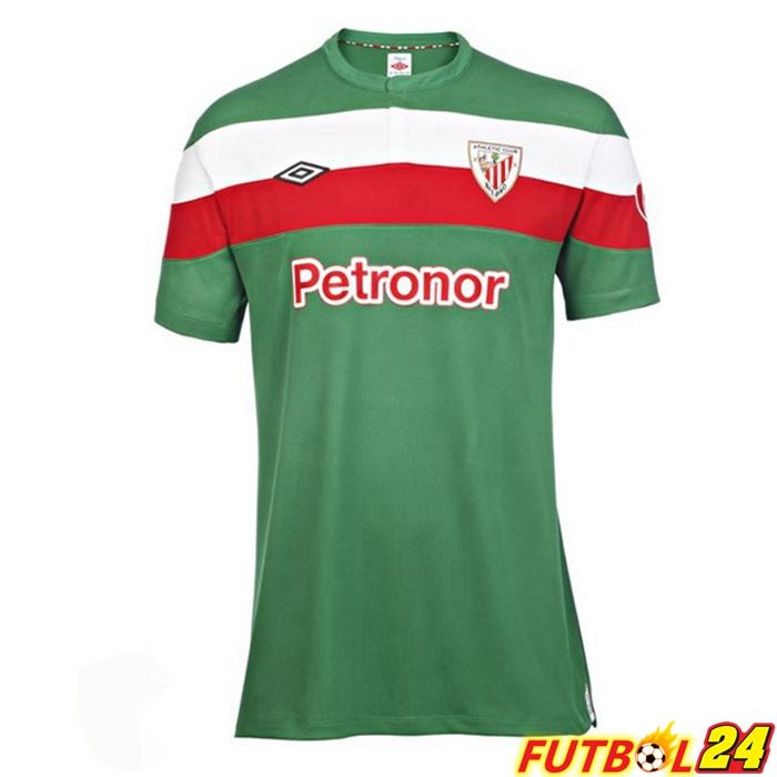 Camiseta Futbol Athletic Bilbao Retro Alternativo Verde 2011-2012