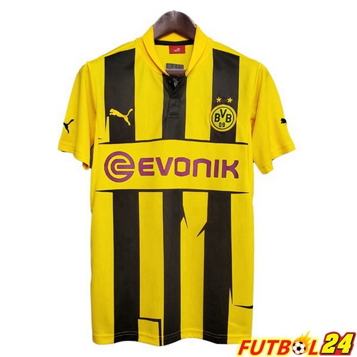 Camiseta Futbol Dormund Retro Titular Amarillo 2012-2013