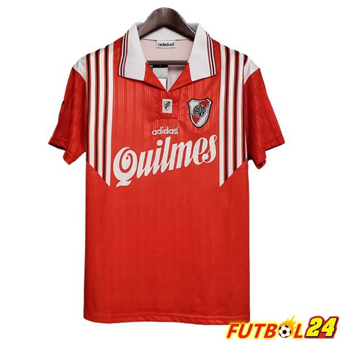 Camiseta Futbol River Plate Retro Alternativo Rojo 1995-1996