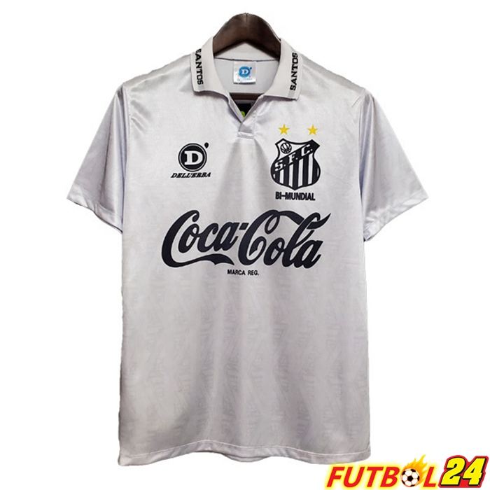 Camiseta Futbol Santos FC Retro Titular Blanca 1993