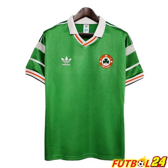 Camiseta Futbol Irlanda Retro Titular Verde 1988