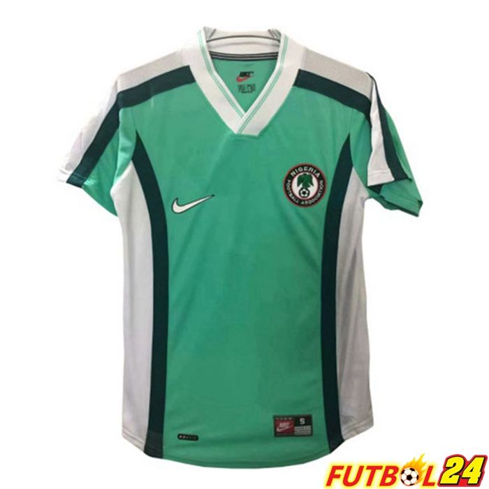 Camiseta Futbol Nigeria Retro Titular Verde 1998