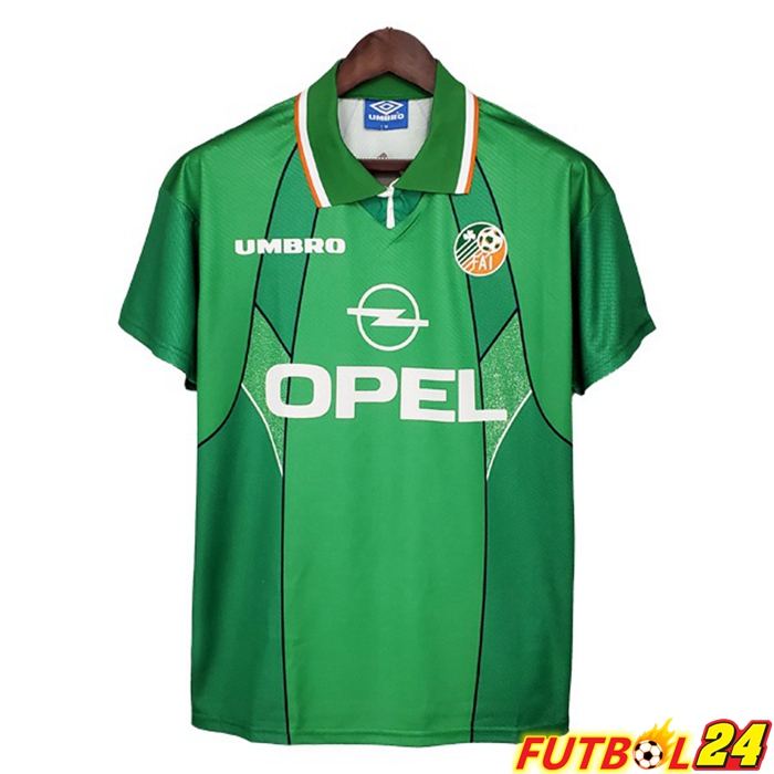 Camiseta Futbol Irlanda Retro Titular Verde 1994-1996