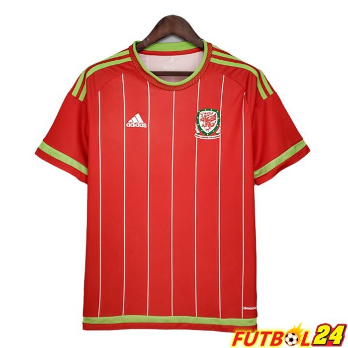 Camiseta Futbol Gales Retro Titular Rojo 2015-2016
