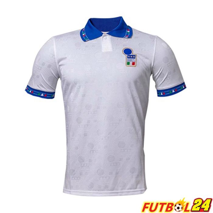 Camiseta Futbol Italia Retro Alternativo Blanca Copa Mundial 1994