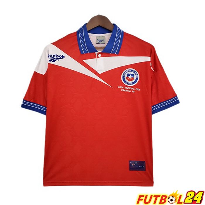 Camiseta Futbol Chile Retro Retro Titular Rojo 1998