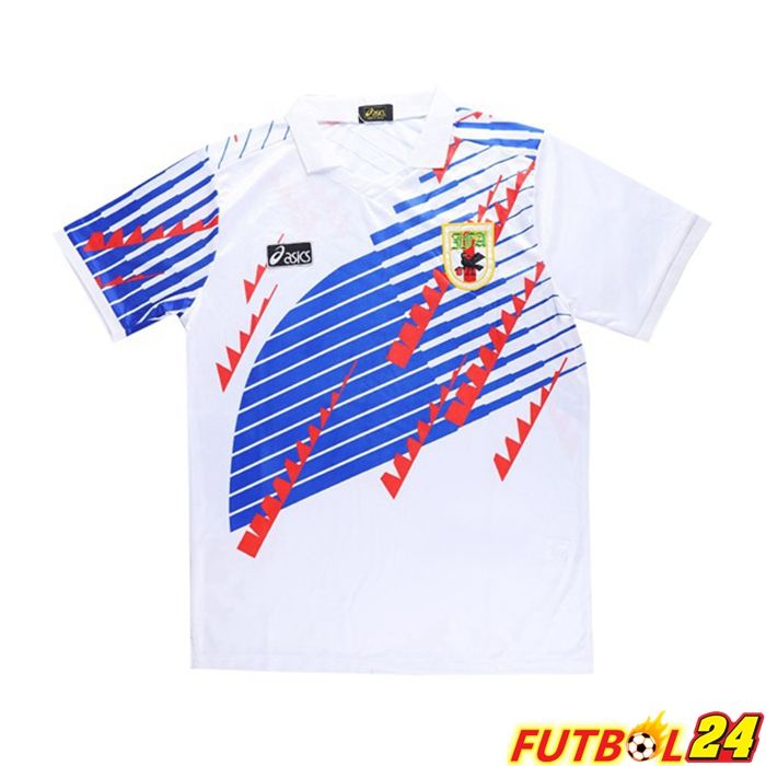 Camiseta Futbol Japón Retro Alternativo Blanca Copa Mundial 1994