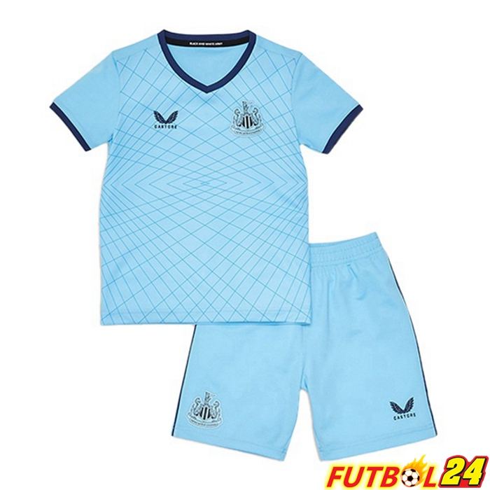 Camiseta Newcastle United Niños Tercero Azul 2021/22