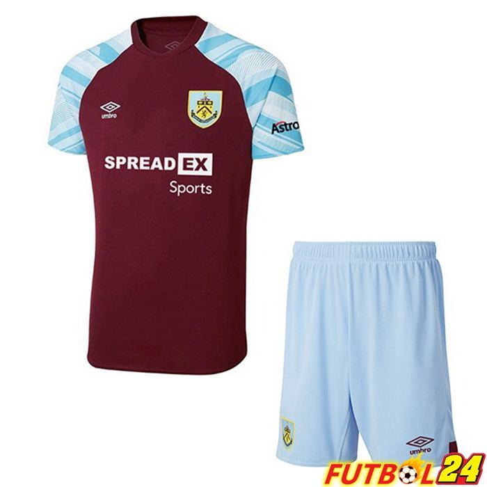 Camiseta Burnley Niños Titular Marron 2021/22