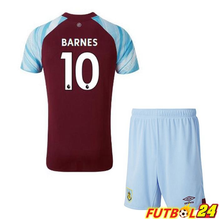 Camiseta Burnley (BARNES 10) Niños Titular Marron 2021/22