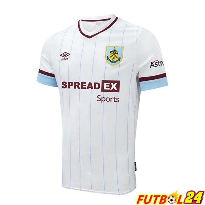 Camiseta Burnley Alternativo Blanca Marron 2021/22