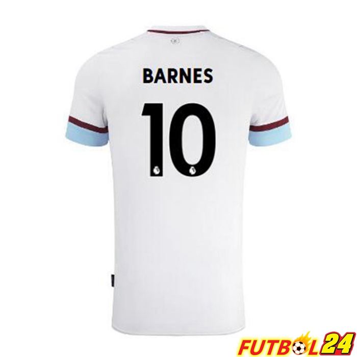 Camiseta Burnley (BARNES 10) Alternativo Blanca Marron 2021/22
